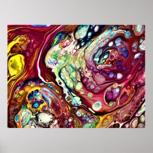 Abstrakte Farbstudie 230, Poster