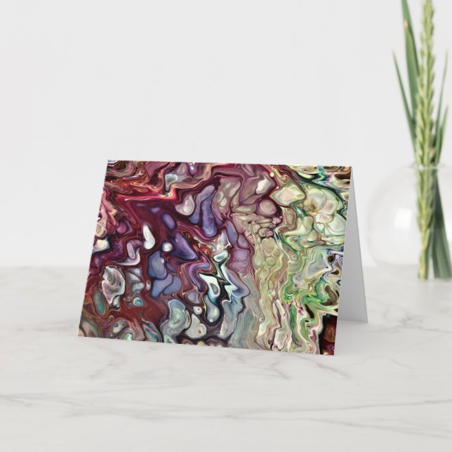 Abstrakte Farbstudie 232, Karte (Vorderseite)