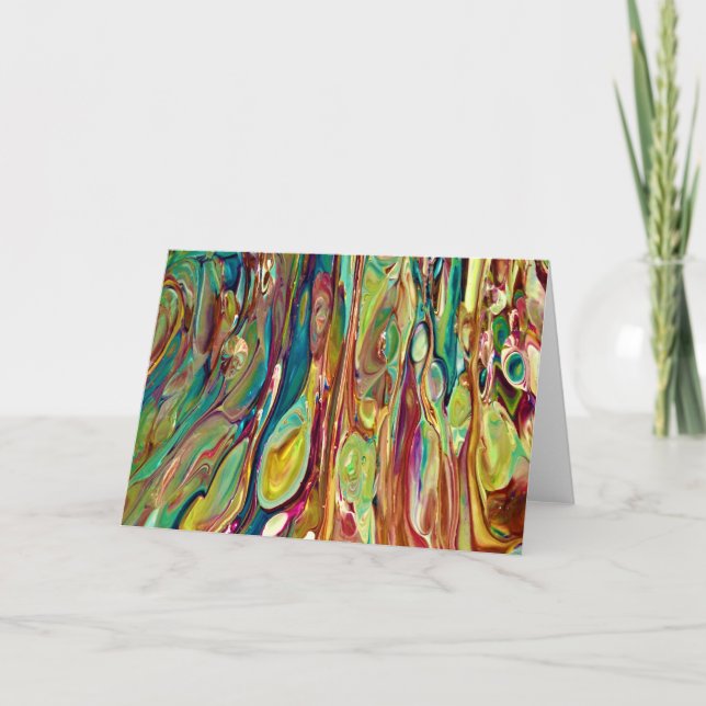 Abstrakte Farbstudie 236, Karte (Vorderseite)