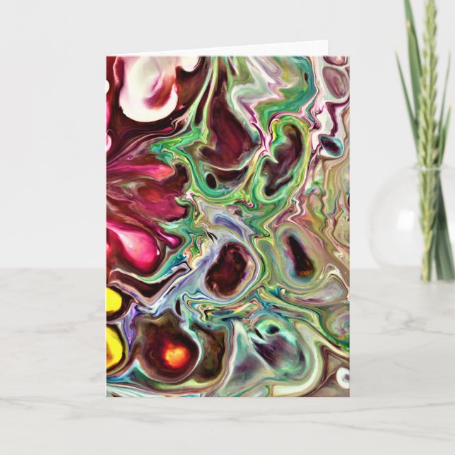 Abstrakte Farbstudie 237, Karte (Vorderseite)