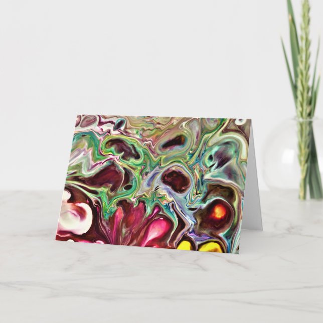 Abstrakte Farbstudie 237, Karte (Vorderseite)