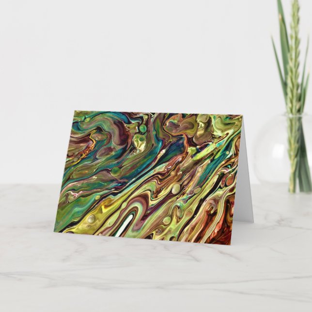 Abstrakte Farbstudie 238, Karte (Vorderseite)