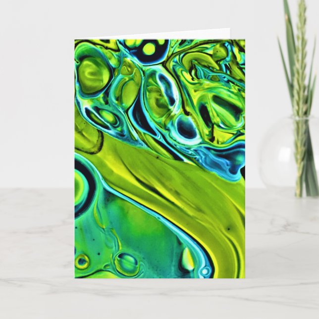 Abstrakte Farbstudie 244, Karte (Vorderseite)