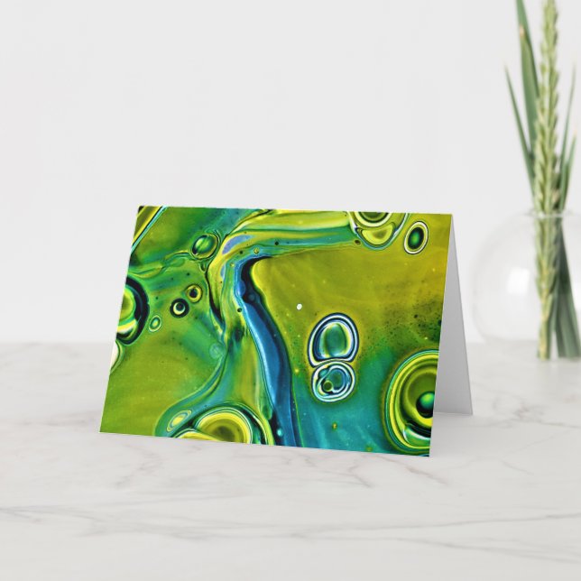 Abstrakte Farbstudie 247, Karte (Vorderseite)