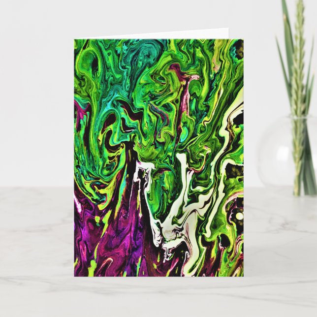 Abstrakte Farbstudie 257, Karte (Vorderseite)