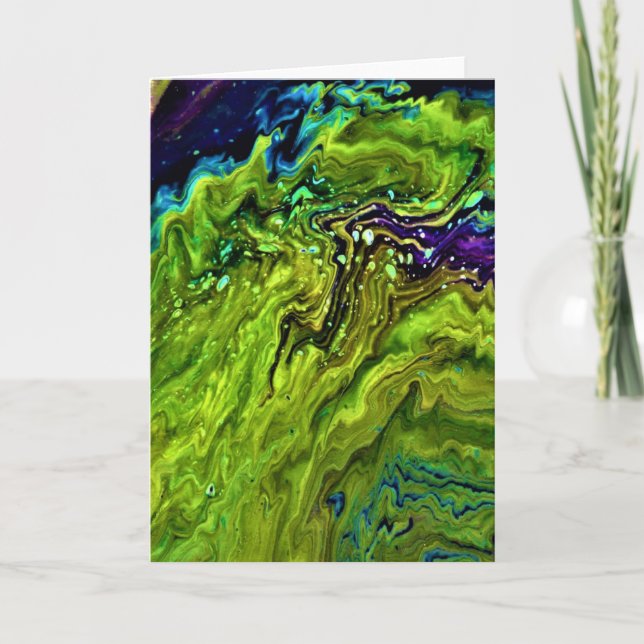 Abstrakte Farbstudie 25, Karte (Vorderseite)