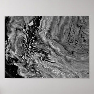 Abstrakte Farbstudie 25/Noir, Poster