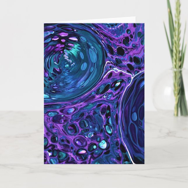 Abstrakte Farbstudie 267, Karte (Vorderseite)