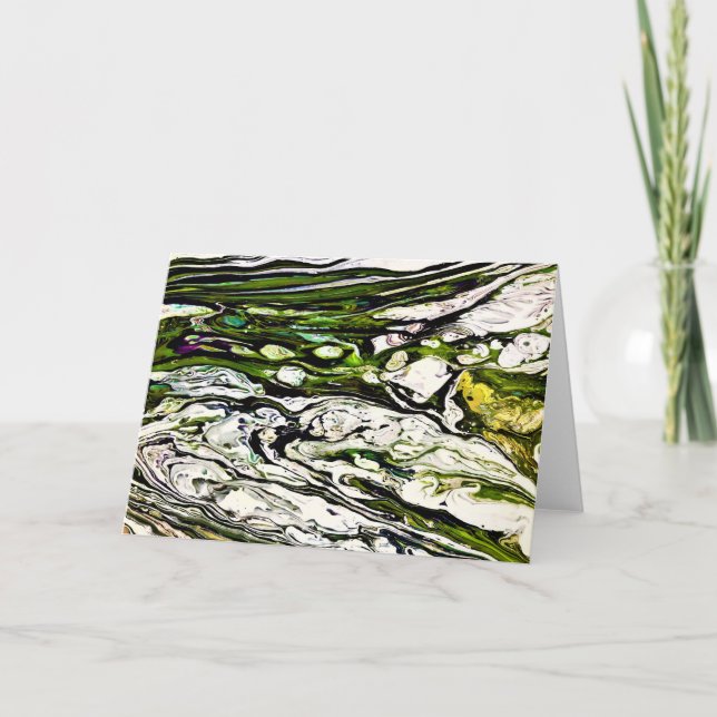 Abstrakte Farbstudie 26, Karte (Vorderseite)