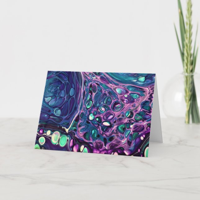 Abstrakte Farbstudie 273, Karte (Vorderseite)