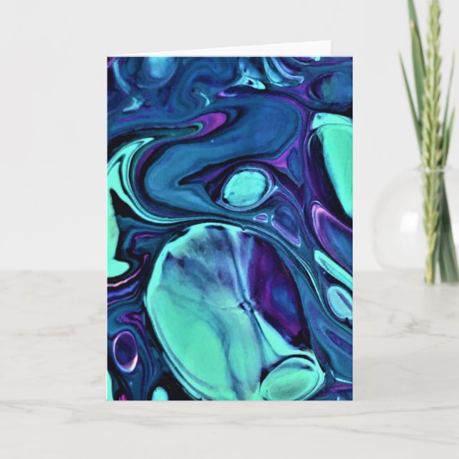 Abstrakte Farbstudie 276, Karte (Vorderseite)