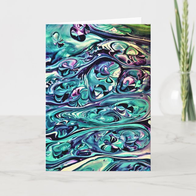 Abstrakte Farbstudie 282, Karte (Vorderseite)