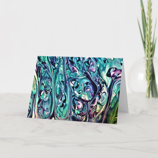 Abstrakte Farbstudie 285, Karte (Vorderseite)