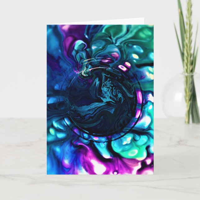 Abstrakte Farbstudie 287, Karte (Vorderseite)