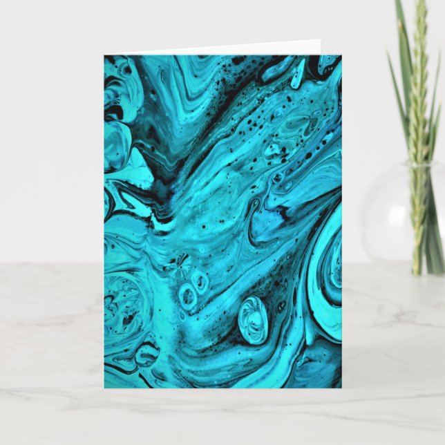 Abstrakte Farbstudie 28, Karte (Vorderseite)