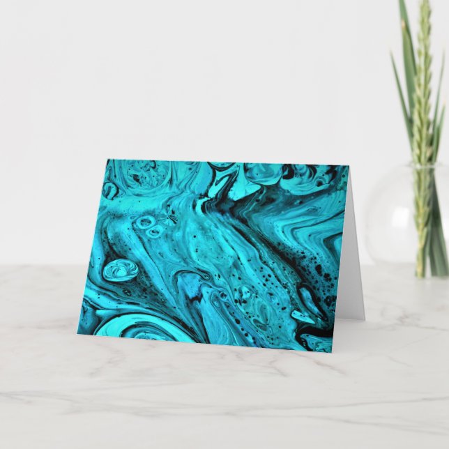 Abstrakte Farbstudie 28, Karte (Vorderseite)