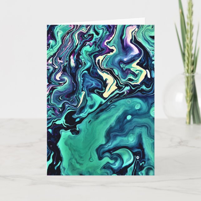 Abstrakte Farbstudie 291, Karte (Vorderseite)