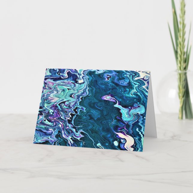 Abstrakte Farbstudie 293, Karte (Vorderseite)