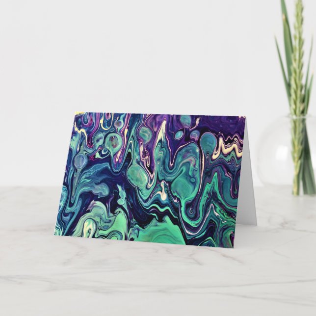 Abstrakte Farbstudie 296, Karte (Vorderseite)