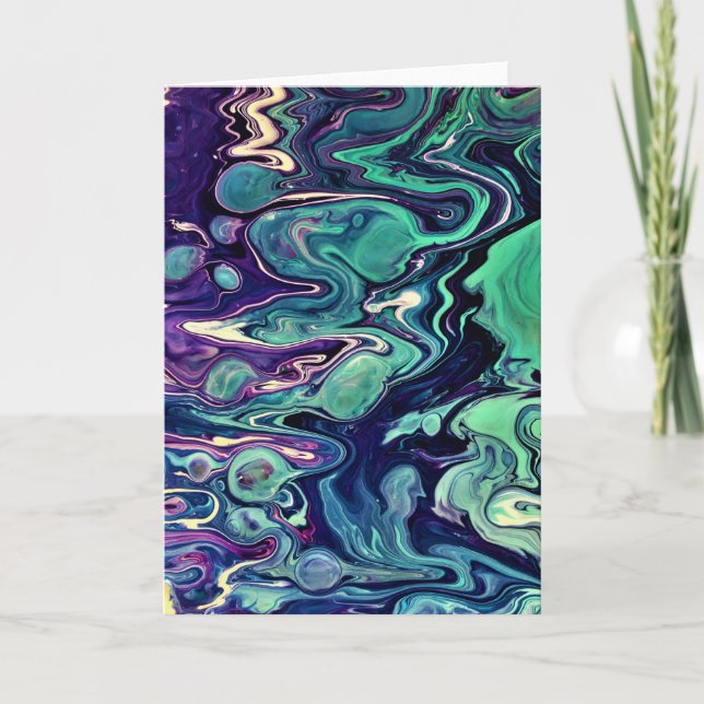 Abstrakte Farbstudie 296, Karte (Vorderseite)