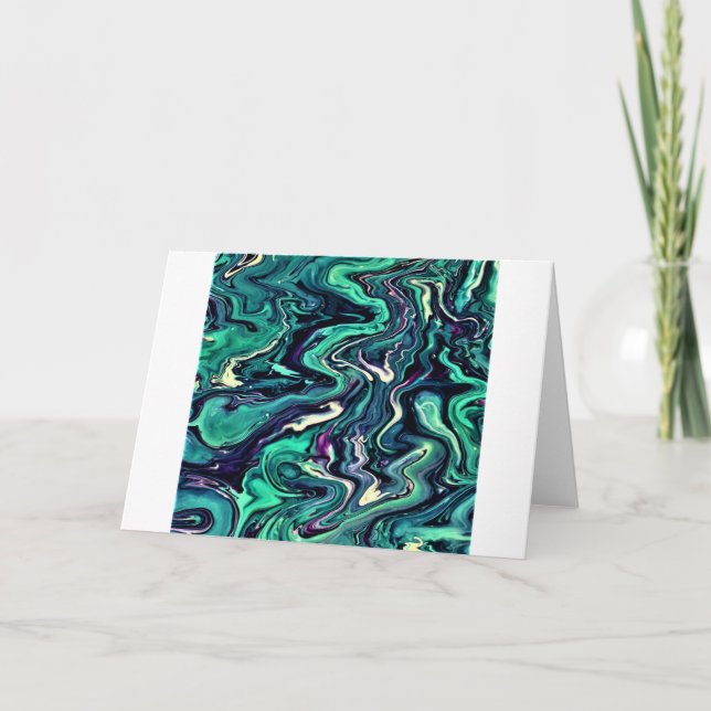 Abstrakte Farbstudie 297, Karte (Vorderseite)