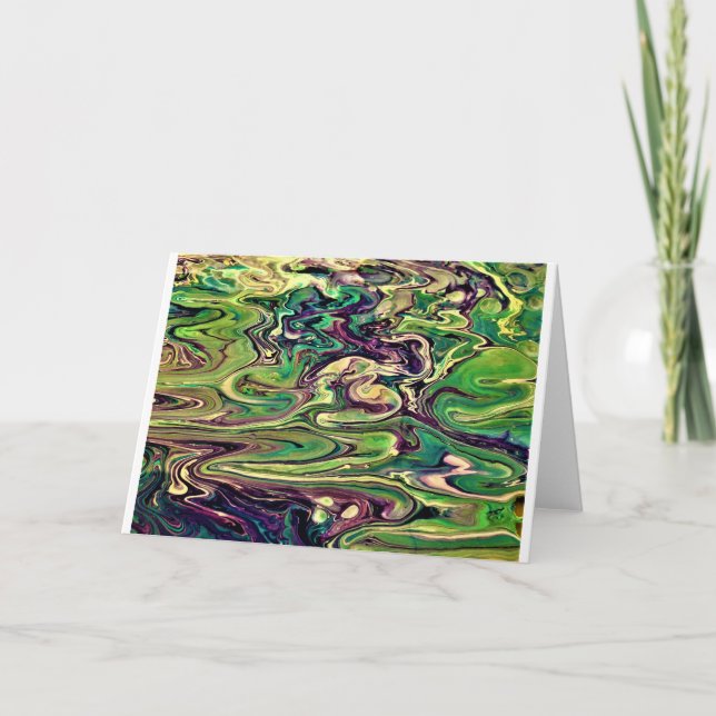 Abstrakte Farbstudie 299, Karte (Vorderseite)