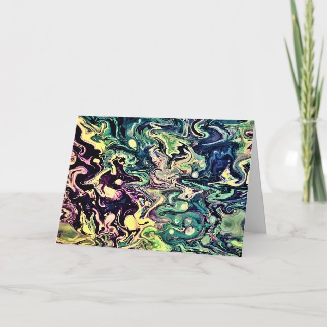 Abstrakte Farbstudie 301, Karte (Vorderseite)