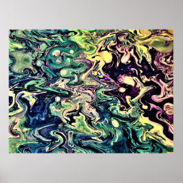 Abstrakte Farbstudie 301, Poster