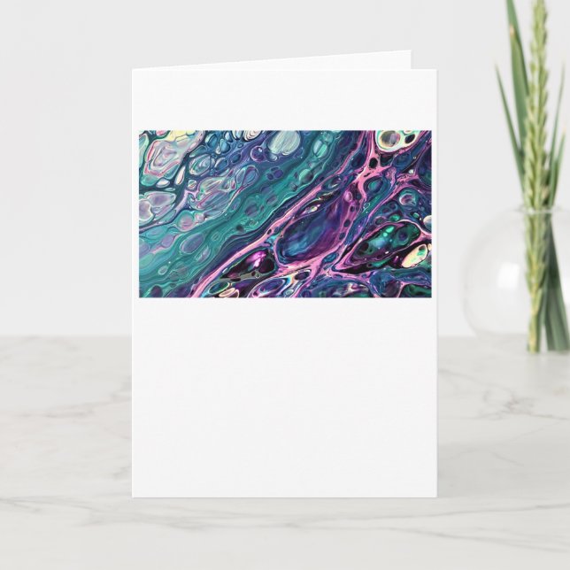 Abstrakte Farbstudie 305, Karte (Vorderseite)