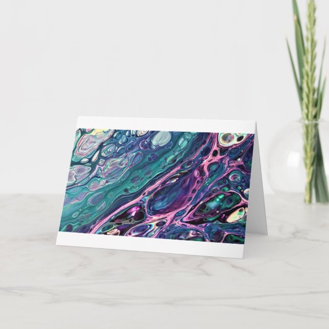 Abstrakte Farbstudie 305, Karte (Vorderseite)