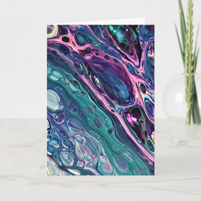 Abstrakte Farbstudie 305, Karte (Vorderseite)