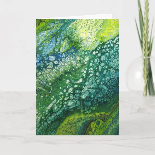 Abstrakte Farbstudie 307, Karte (Vorderseite)