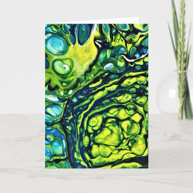 Abstrakte Farbstudie 308, Karte (Vorderseite)