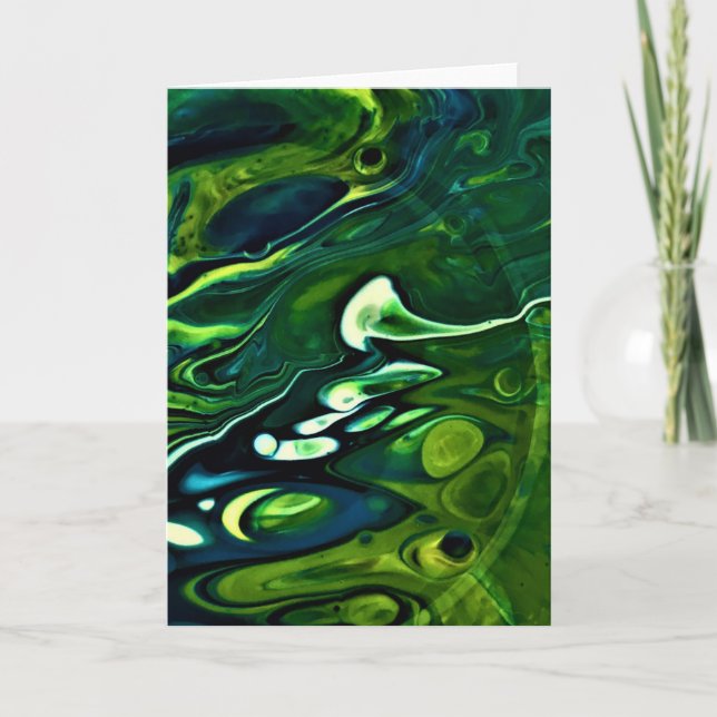 Abstrakte Farbstudie 309, Karte (Vorderseite)