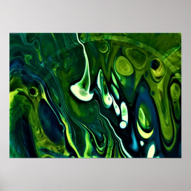 Abstrakte Farbstudie 309, Poster (Vorne)