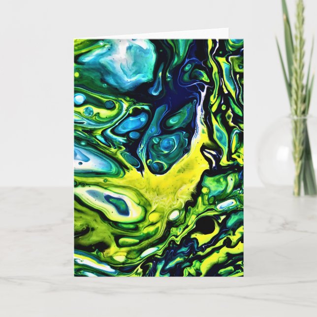 Abstrakte Farbstudie 313, Karte (Vorderseite)