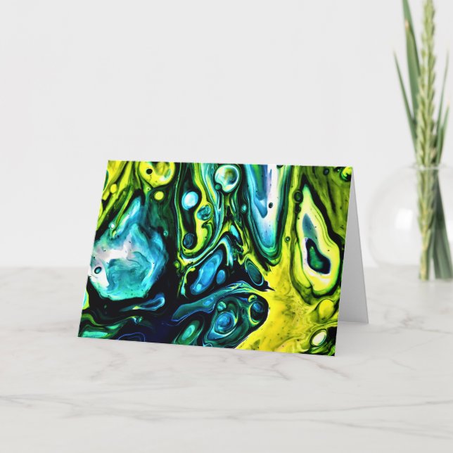 Abstrakte Farbstudie 314, Karte (Vorderseite)