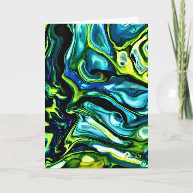 Abstrakte Farbstudie 315, Karte (Vorderseite)