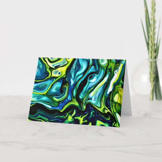 Abstrakte Farbstudie 315, Karte (Vorderseite)