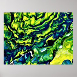 Abstrakte Farbstudie 318, Poster