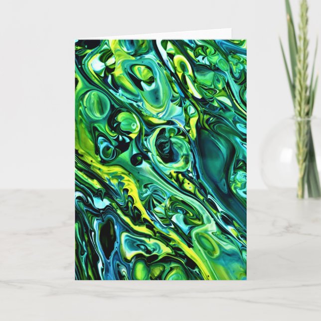 Abstrakte Farbstudie 320, Karte (Vorderseite)