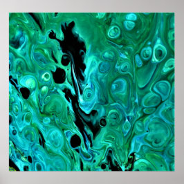 Abstrakte Farbstudie 322, Poster