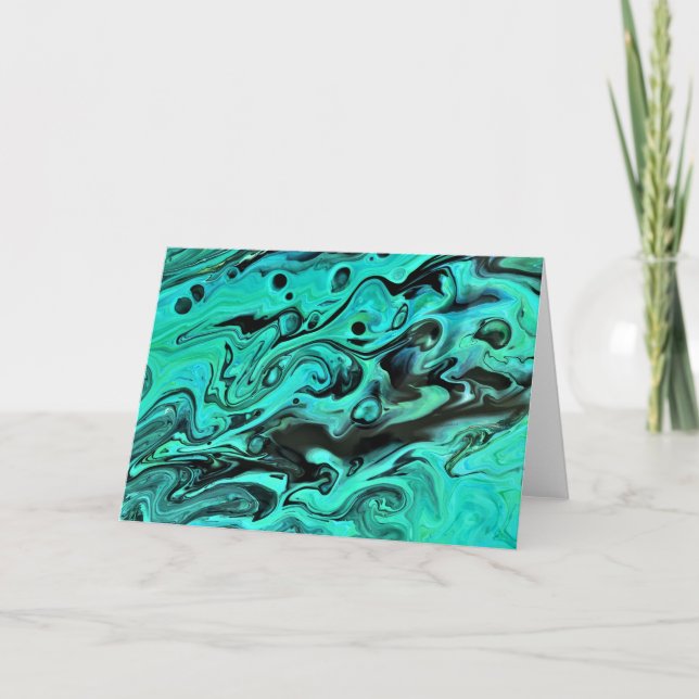 Abstrakte Farbstudie 324, Karte (Vorderseite)