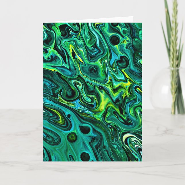 Abstrakte Farbstudie 325, Karte (Vorderseite)