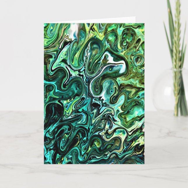 Abstrakte Farbstudie 327, Karte (Vorderseite)