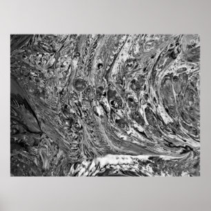 Abstrakte Farbstudie 32/Noir, Poster