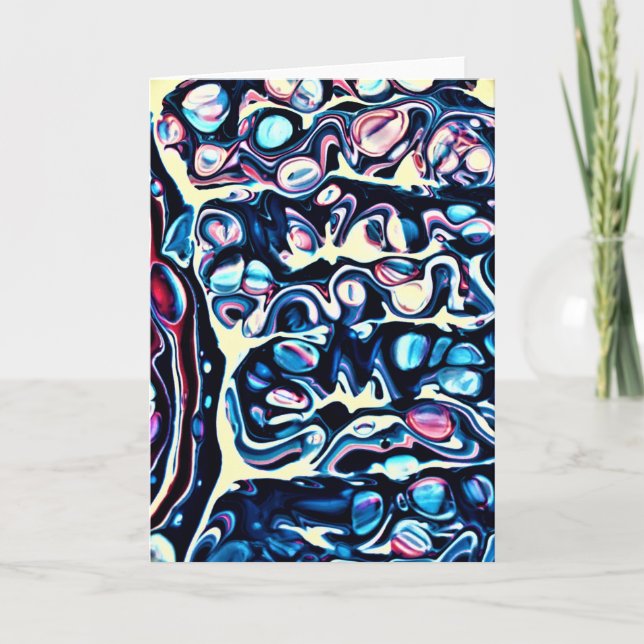 Abstrakte Farbstudie 334, Karte (Vorderseite)