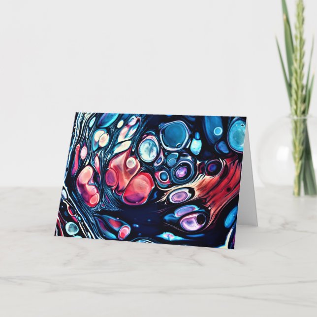 Abstrakte Farbstudie 335, Karte (Vorderseite)