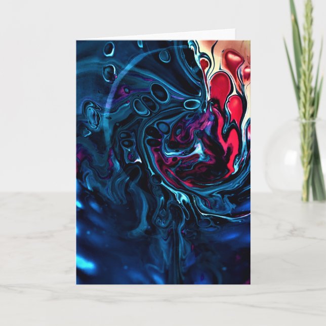 Abstrakte Farbstudie 337, Karte (Vorderseite)