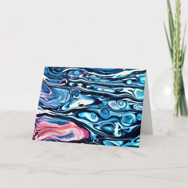 Abstrakte Farbstudie 343, Karte (Vorderseite)